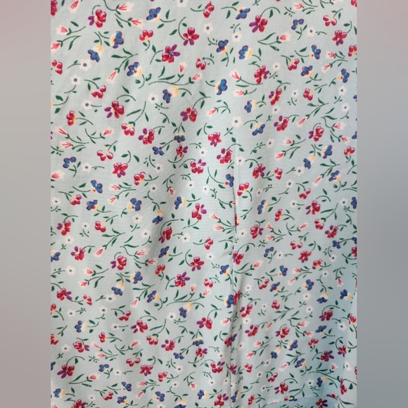 Robbie Bee Light Blue Floral Midi Dress - Picture 4 of 5